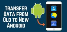 how to transfer pictures from android to android