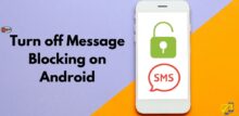 how to turn off message blocking on android