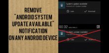 how to turn off software update on android