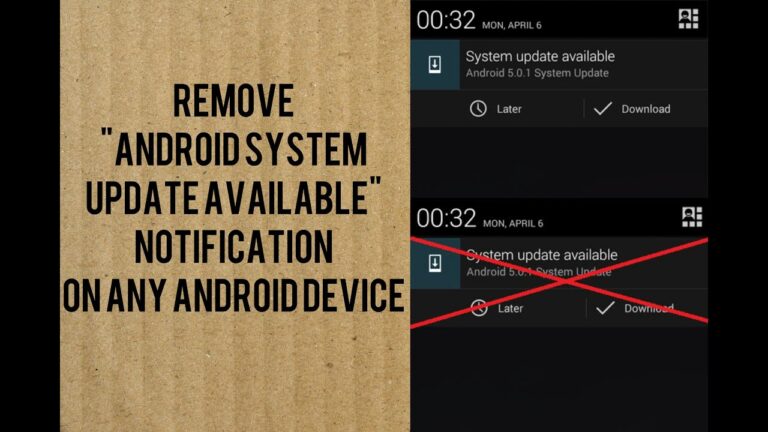 how to turn off software update on android