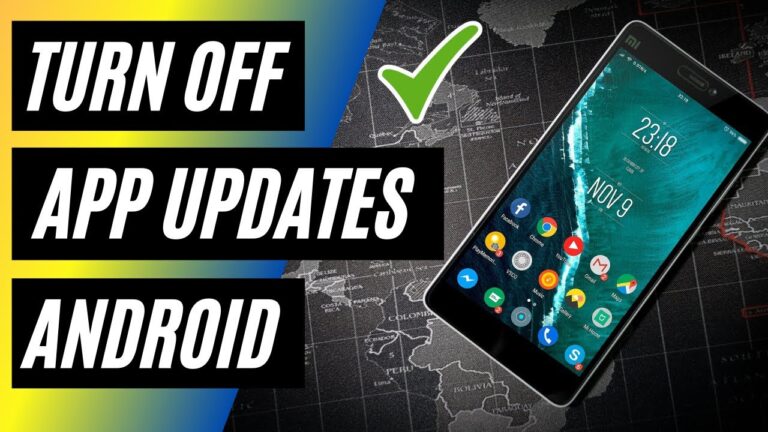 how to turn off updates on android phone