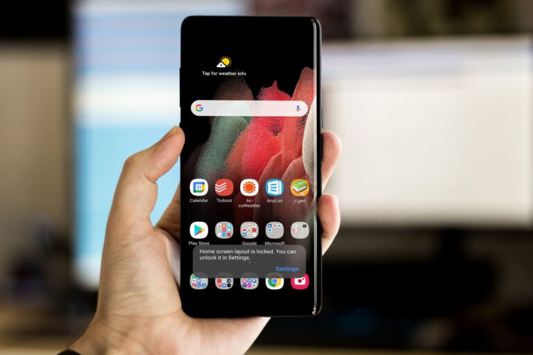 how to unlock home screen on android