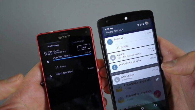 how to use android beam