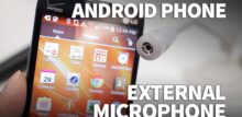 how to use external mic on android