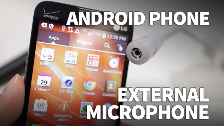 how to use external mic on android