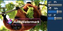how to watermark photos on android