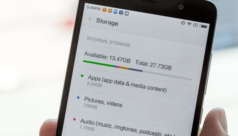 how many gb is my android phone