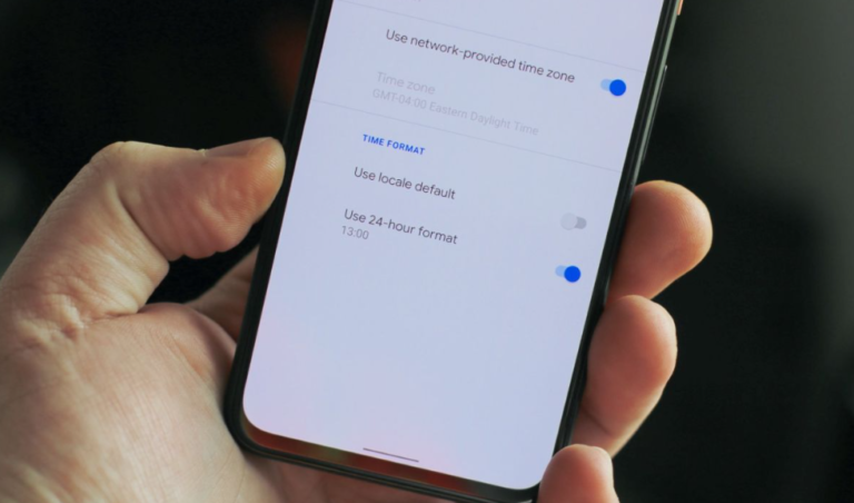 how to change clock on android