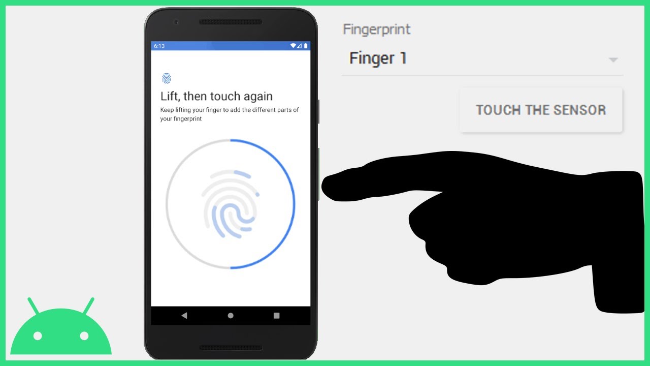 how to change fingerprint on android