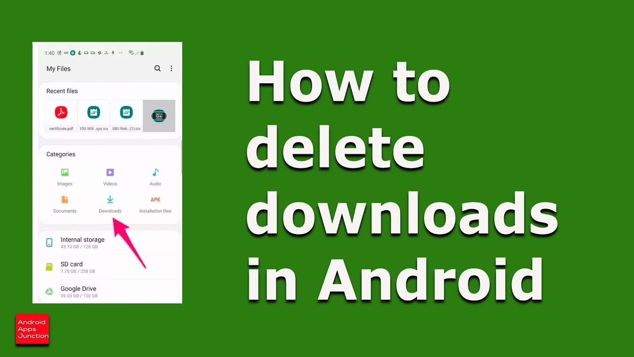 How To Clear Downloads on Android
