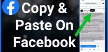 how to copy and paste on facebook on android