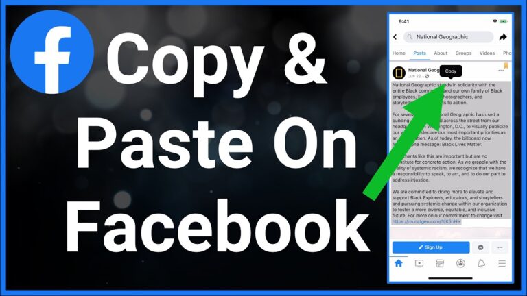 how to copy and paste on facebook on android