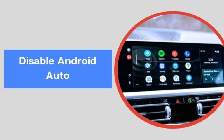 how to disconnect android auto