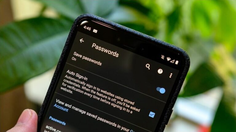 how to find app passwords on android