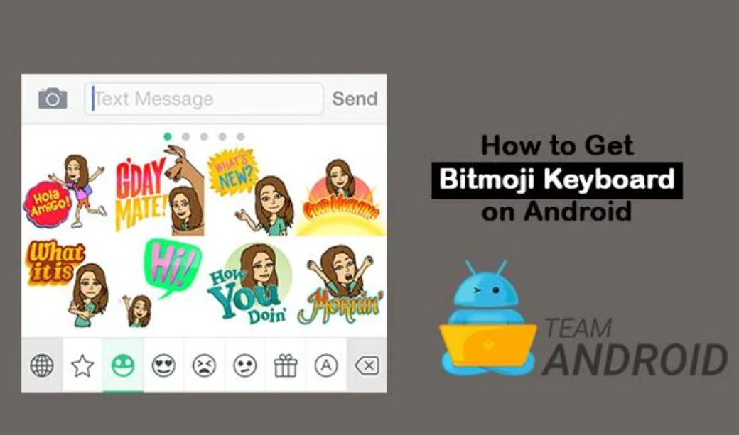 how to get bitmoji on android keyboard