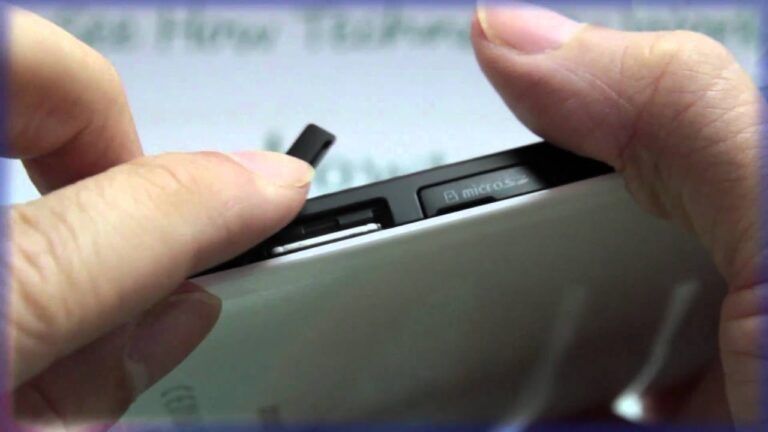 how to insert sim card in android tablet