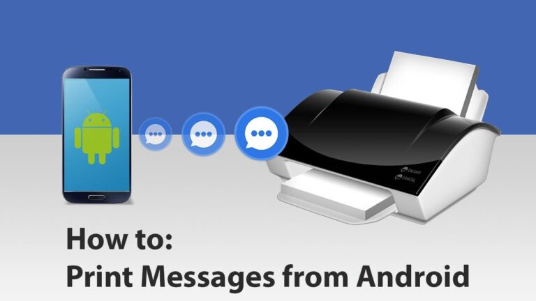 how to print messages from android