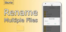 how to rename files on android