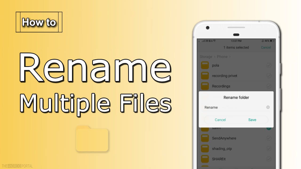 How to Rename Files on Android