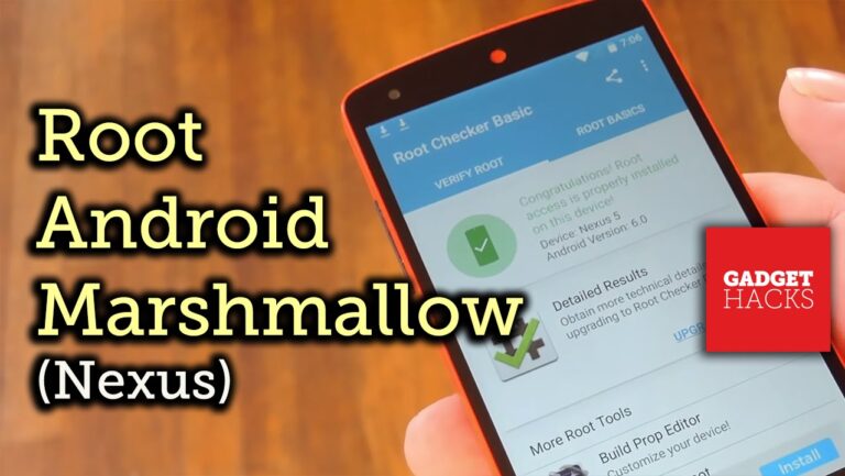how to root any android 6.0 marshmallow devices