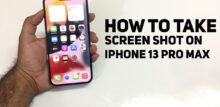 how to screenshot iphone 13 pro max