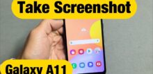 how to screenshot on a galaxy a11