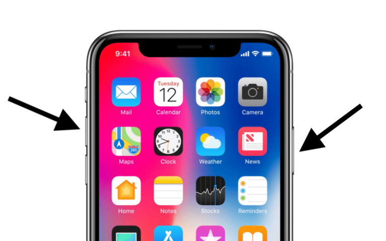 how to screenshot on iphone xs max