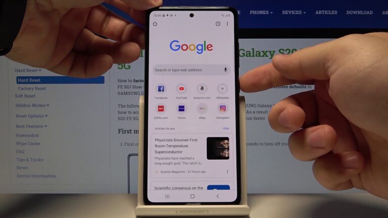 how to screenshot on s20 fe