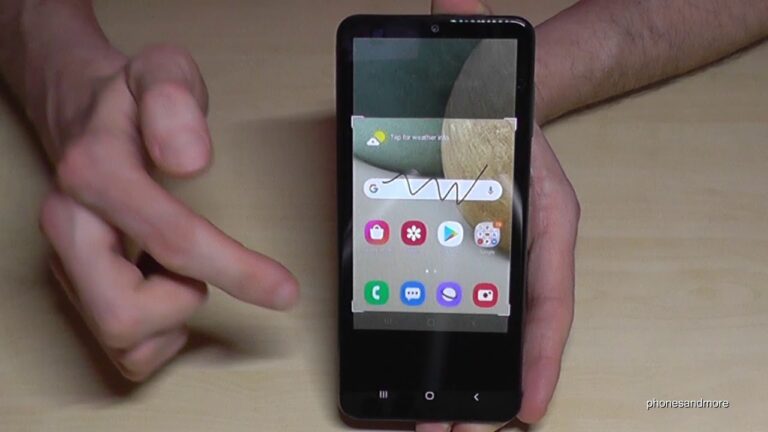 how to screenshot on samsung a02s