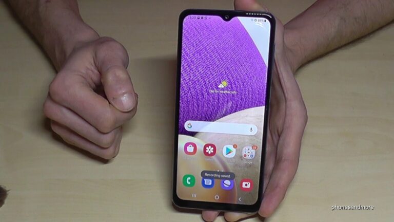how to screenshot on samsung a32 5g