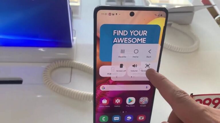 how to screenshot on samsung a71 5g