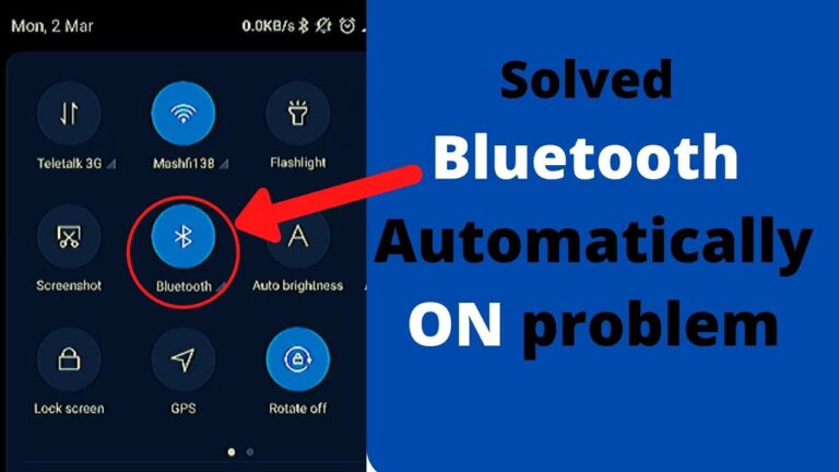 how to stop bluetooth from automatically turning on android