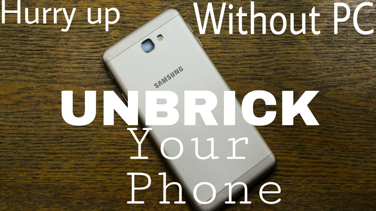 how to unbrick android without computer