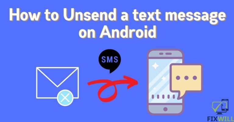 how to unsend a text on android
