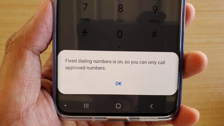 what is fixed dialing numbers on android