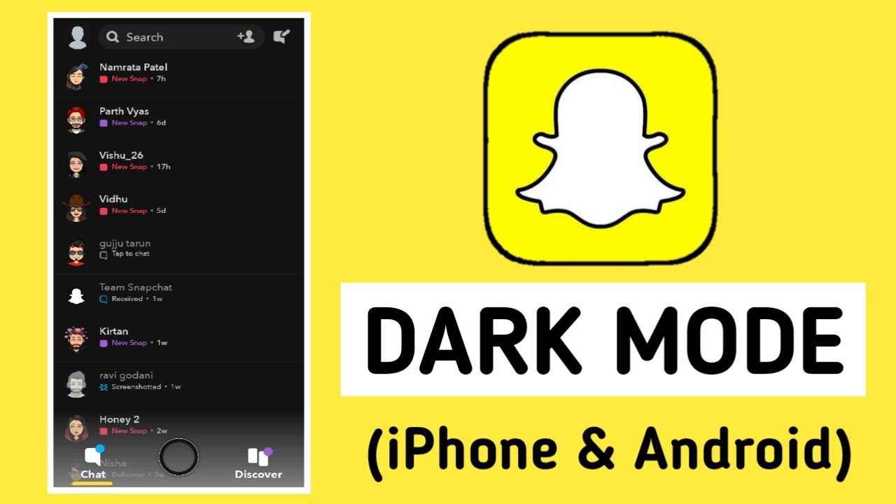 When Will Android Get Snapchat Dark Mode