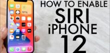 how to activate siri on iphone 12