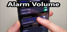how to adjust alarm volume on iphone