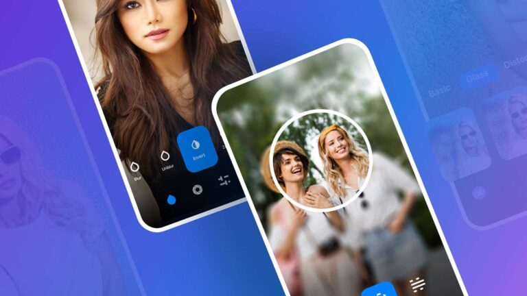 how to blur picture on iphone