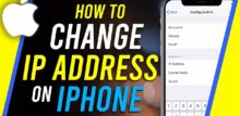 how to change ip address on iphone