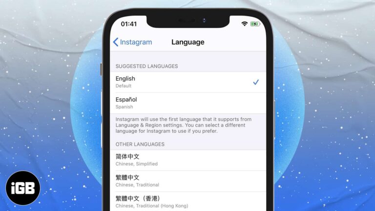 how to change language on iphone