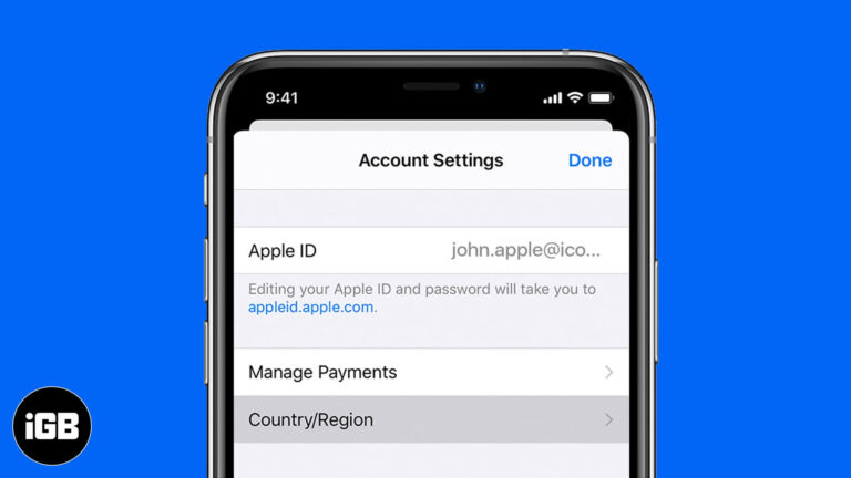 how to change region on iphone