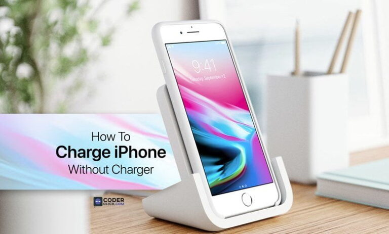 how to charge iphone without charger