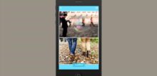 how to combine two photos on iphone