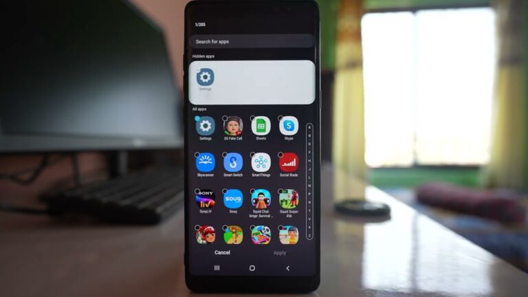 how to get settings icon back on android