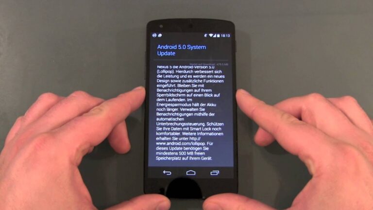 how to upgrade to android 5.0